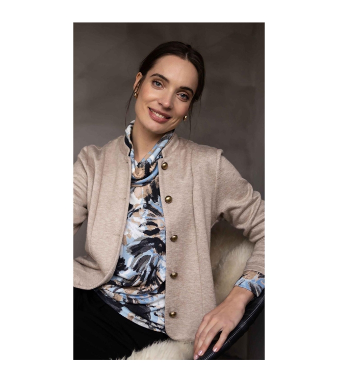 Sarto Fashion Blouson rollcollar k1851 multicolor