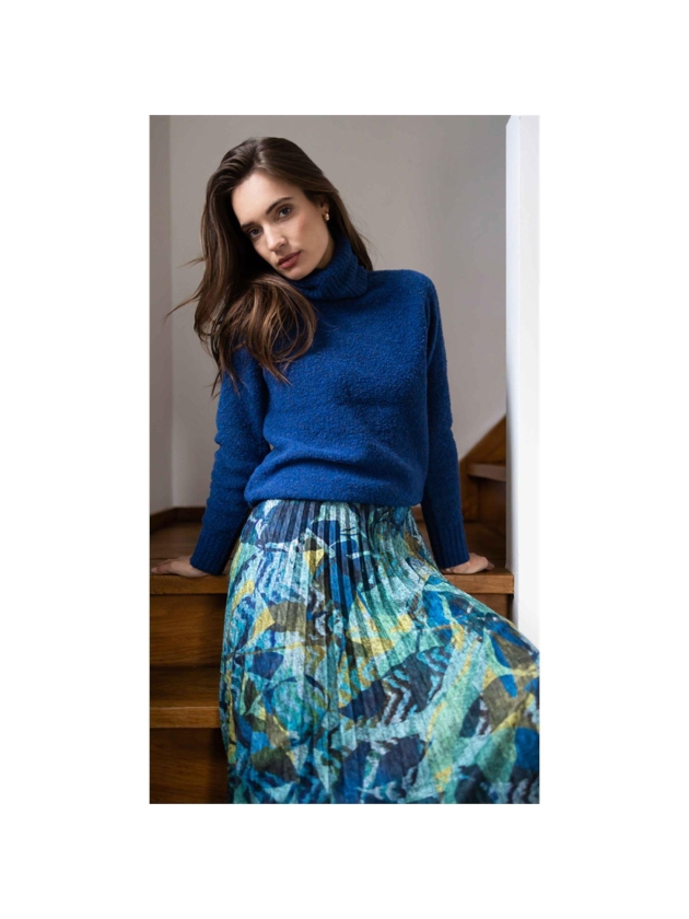 Sarto Fashion Pullover rollcollar k730 blue (stone jeans)