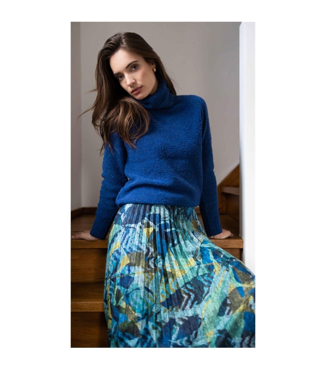 Sarto Fashion Pullover rollcollar k730 blue (stone jeans)