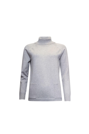 Sarto Fashion Pullover rollcollar k137 grey (pearl grey mel.)