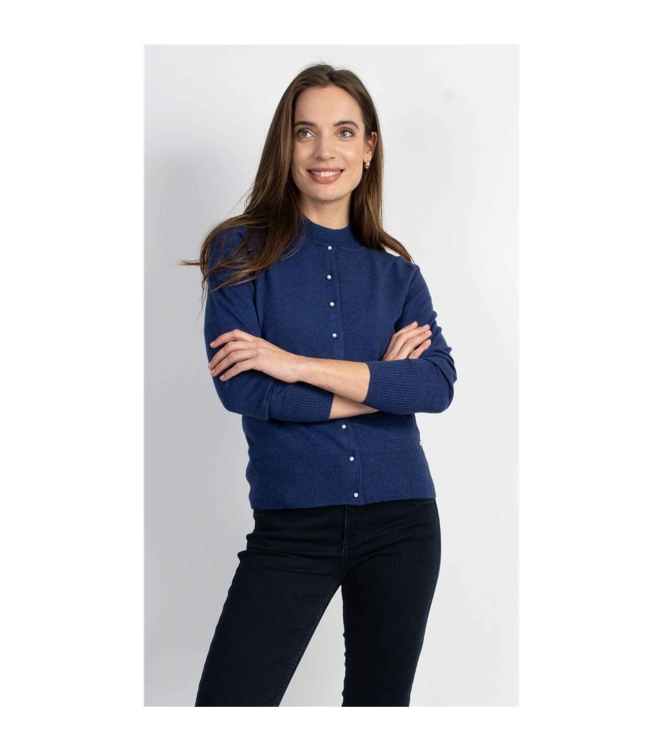 Sarto Fashion Cardigan o-neck k740 blue (clear blue)