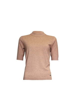 Sarto Fashion Pullover turtle k412 brown (warm camel)