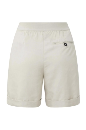 Yaya High waist bermuda short with 44500 Moonstuck grey