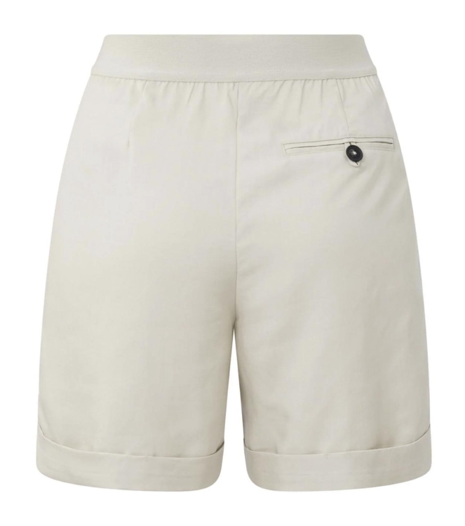 Yaya High waist bermuda short with 44500 Moonstuck grey