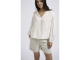 Yaya Woven longsleeve top with vnec 14800 Blanck de blanck white