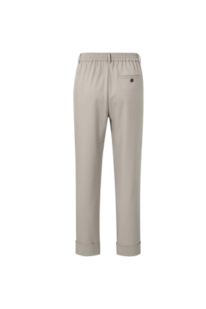 Yaya Soft pinstripe pantalon with s 500001 Dove grey dessin