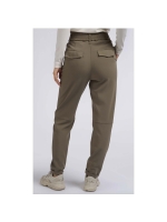 Yaya Woven high waist trousers with 81304 Falcon brown