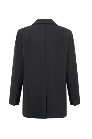 Yaya Wool mix oversized blazer 999442 Anthracite mel
