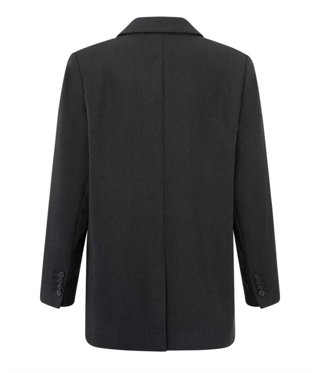 Yaya Wool mix oversized blazer 999442 Anthracite mel