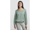 Yaya Woven blouson top 99956 Jade green