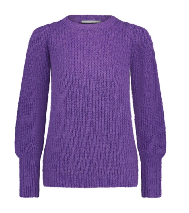 YBLS Mohair Puff Sleeve 770 Purple