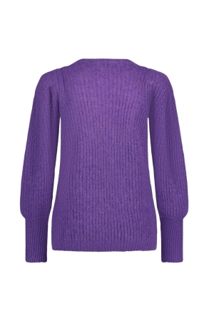 YBLS Mohair Puff Sleeve 770 Purple