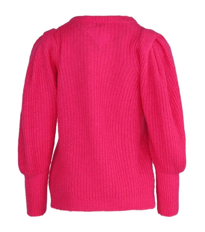 YBLS Mohair Puff Sleeve 758 Fuchsia