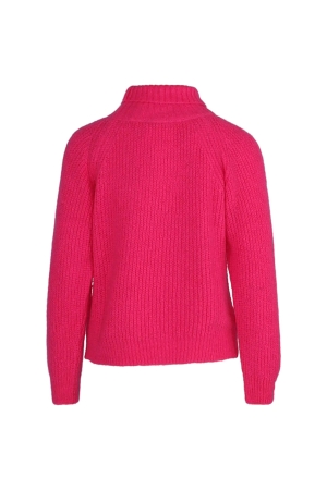 YBLS Mohair Turtle Raglan 758 Fuchsia