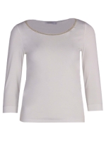 YBLS T-shirt Round Neck With Lurex 3/4 S Off white