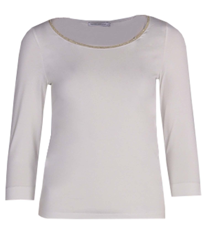 YBLS T-shirt Round Neck With Lurex 3/4 S Off white