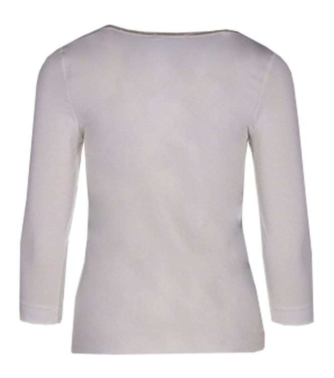 YBLS T-shirt Round Neck With Lurex 3/4 S Off white