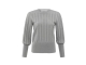 Yaya Lurex pointelle sweater light metal grey