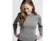 Yaya Lurex pointelle sweater light metal grey