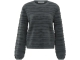 Yaya Fur jaquard sweater ls Dark metal grey
