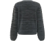 Yaya Fur jaquard sweater ls Dark metal grey