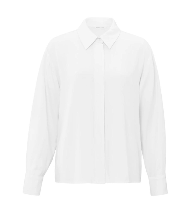Yaya Cropped blouse Off white