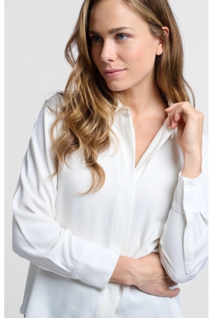 Yaya Cropped blouse Off white