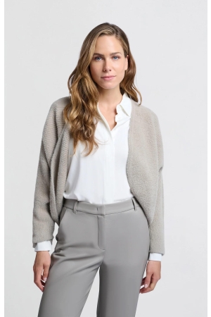 Yaya Cropped blouse Off white
