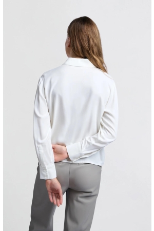 Yaya Cropped blouse Off white