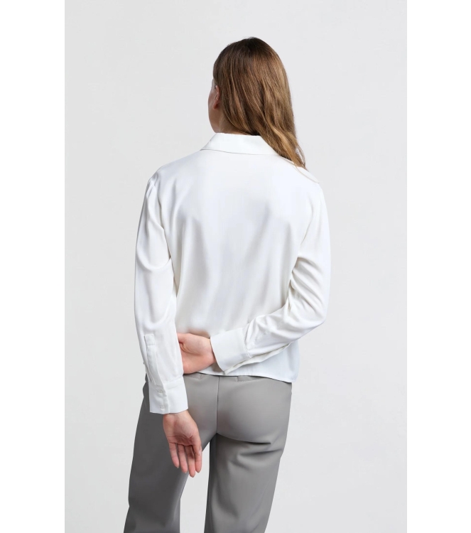 Yaya Cropped blouse Off white