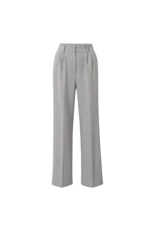 Yaya Woven wide leg trousers with p 998592 light grey mel