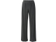 Yaya Jersey plisse wide leg trouser Dark metal grey
