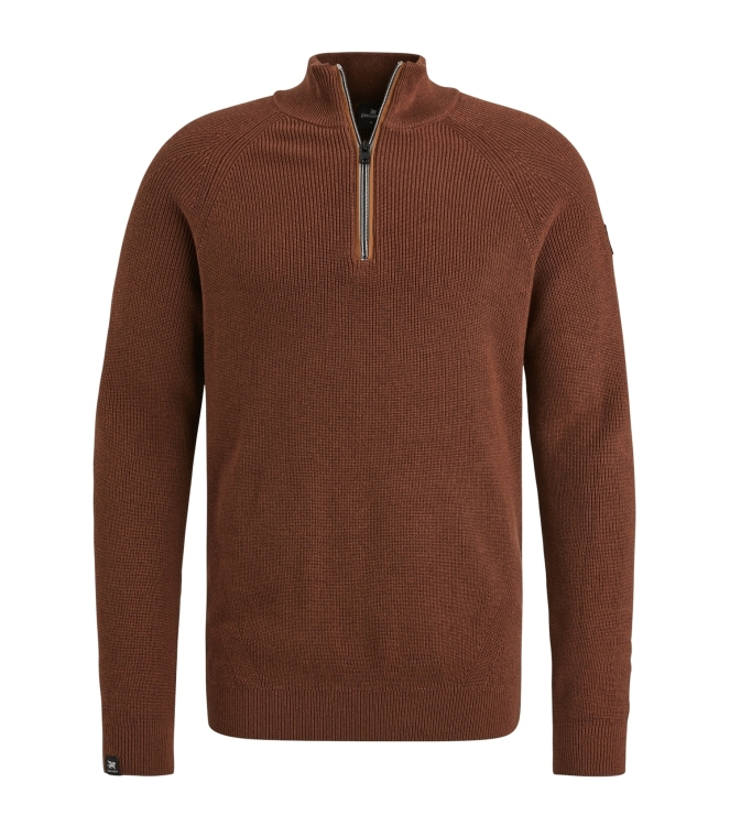 Vanguard Half zip collar gentleman's deal c 8173 Rum raisin