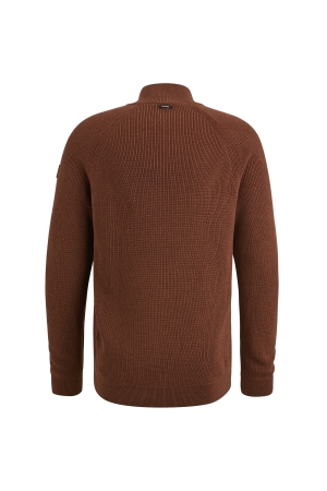 Vanguard Half zip collar gentleman's deal c 8173 Rum raisin