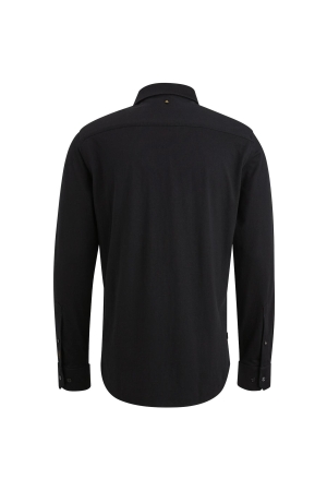 PME Legend Long Sleeve Shirt Satin Jersey 999 Black