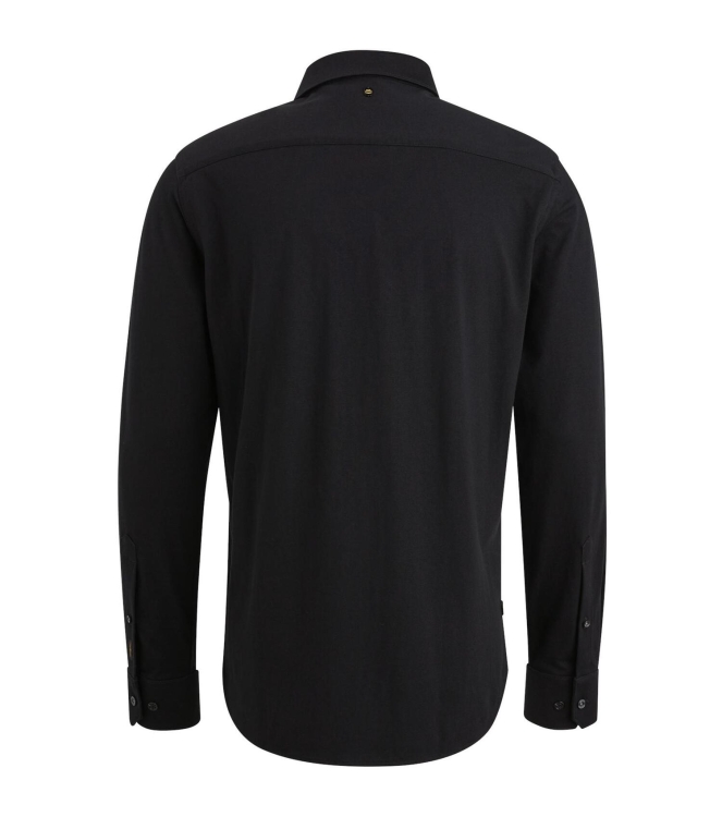 PME Legend Long Sleeve Shirt Satin Jersey 999 Black