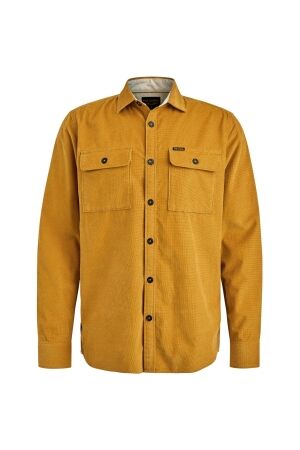 PME Legend Long Sleeve Shirt Fine Waffle Cord 1119 Buckthorne brown