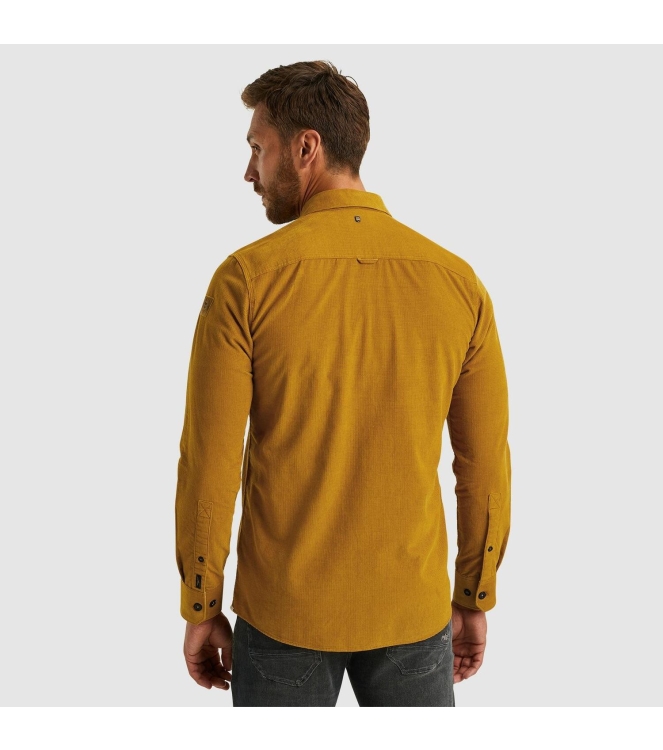 PME Legend Long Sleeve Shirt Fine Waffle Cord 1119 Buckthorne brown