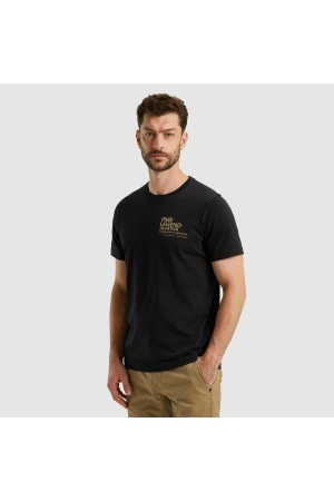 PME Legend Short sleeve r-neck single jersey 9139 Black onyx