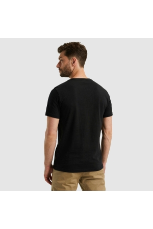 PME Legend Short sleeve r-neck single jersey 9139 Black onyx