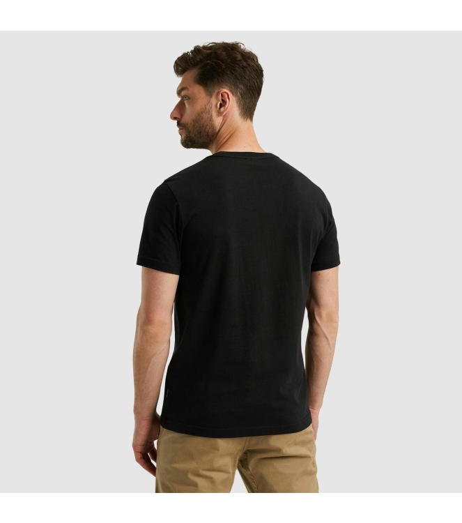 PME Legend Short sleeve r-neck single jersey 9139 Black onyx