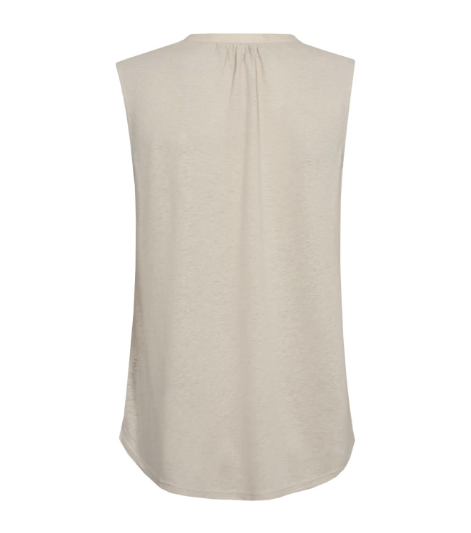 Freequent Linen jersey top Moonbeam