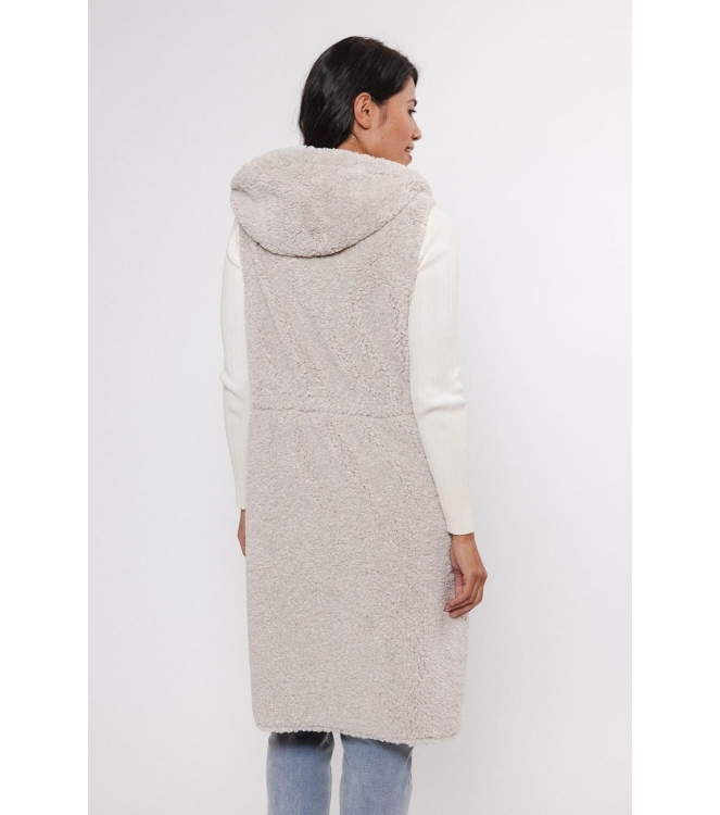 Rino en Pelle Hooded waistcoat 9030 birch