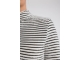 NUKUS Herning Top Stripe 114 offwhite/black