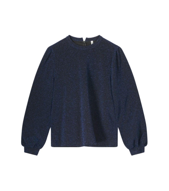 Summum Woman Top Lurex Jersey Bonded 460 Royal Blue