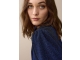 Summum Woman Top Lurex Jersey Bonded 460 Royal Blue