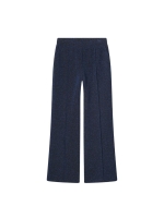 Summum Woman Pants Lurex Jersey Bonded 460 Royal Blue