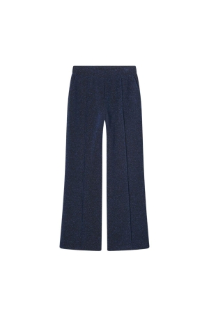 Summum Woman Pants Lurex Jersey Bonded 460 Royal Blue