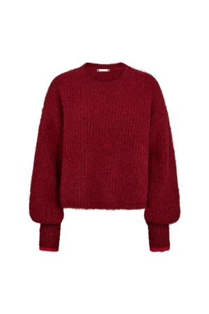 Co Couture CoralieCC Crop Rib O-Knitt 60 Heart