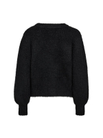 Co Couture CoralieCC Button Rib Knitt 96 Black